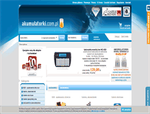 Tablet Screenshot of akumulatorki.com.pl